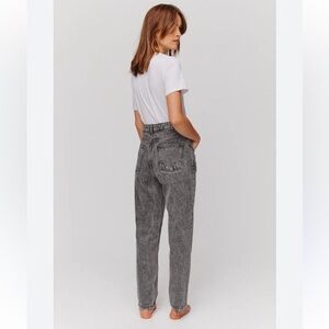 BDG Gray Black Highrise Mom Jeans Size 26 Cotton